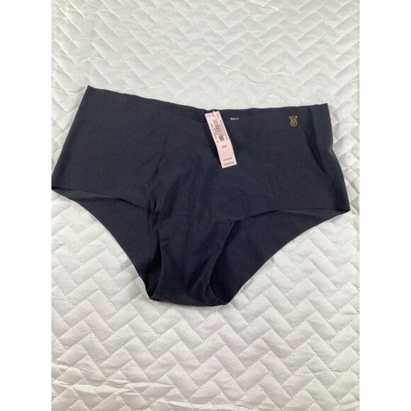 Victorias Secret Womens Cheeky Briefs Underwear Mid- rise Fit Seamless Black M - Picture 1 of 5
